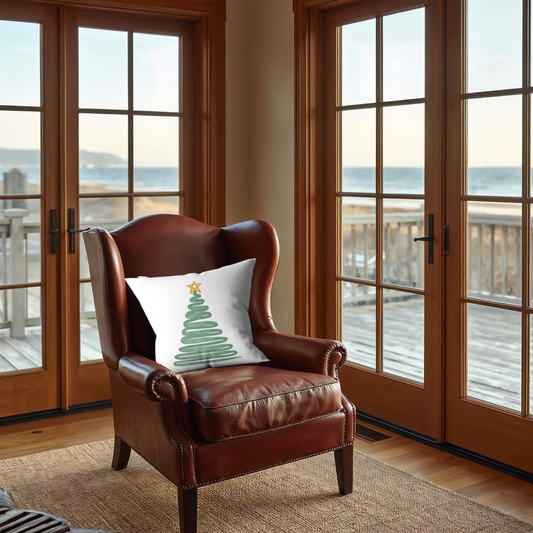 Holiday Collection - Throw Cushion Cover - Christmas Tree