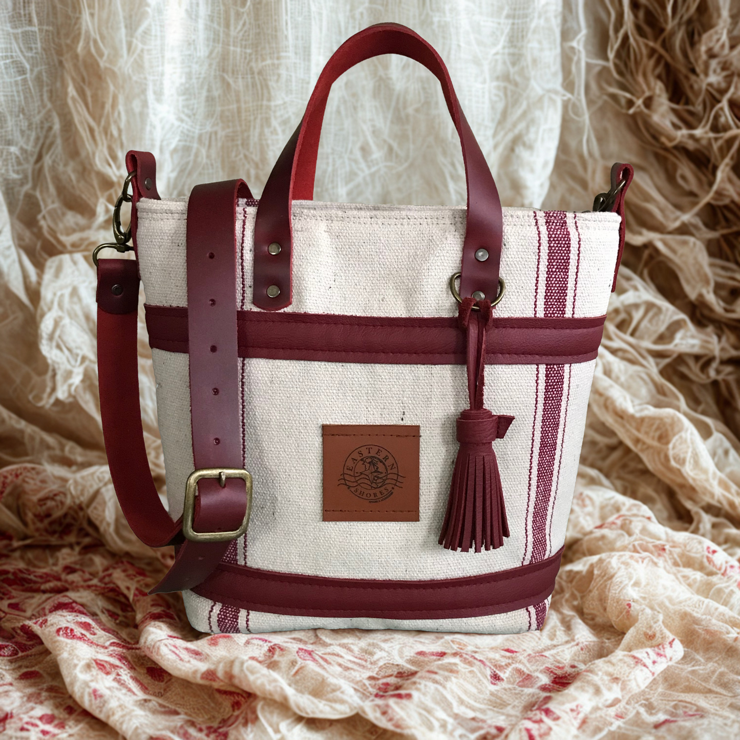 The Bucket Handbag - Stripes