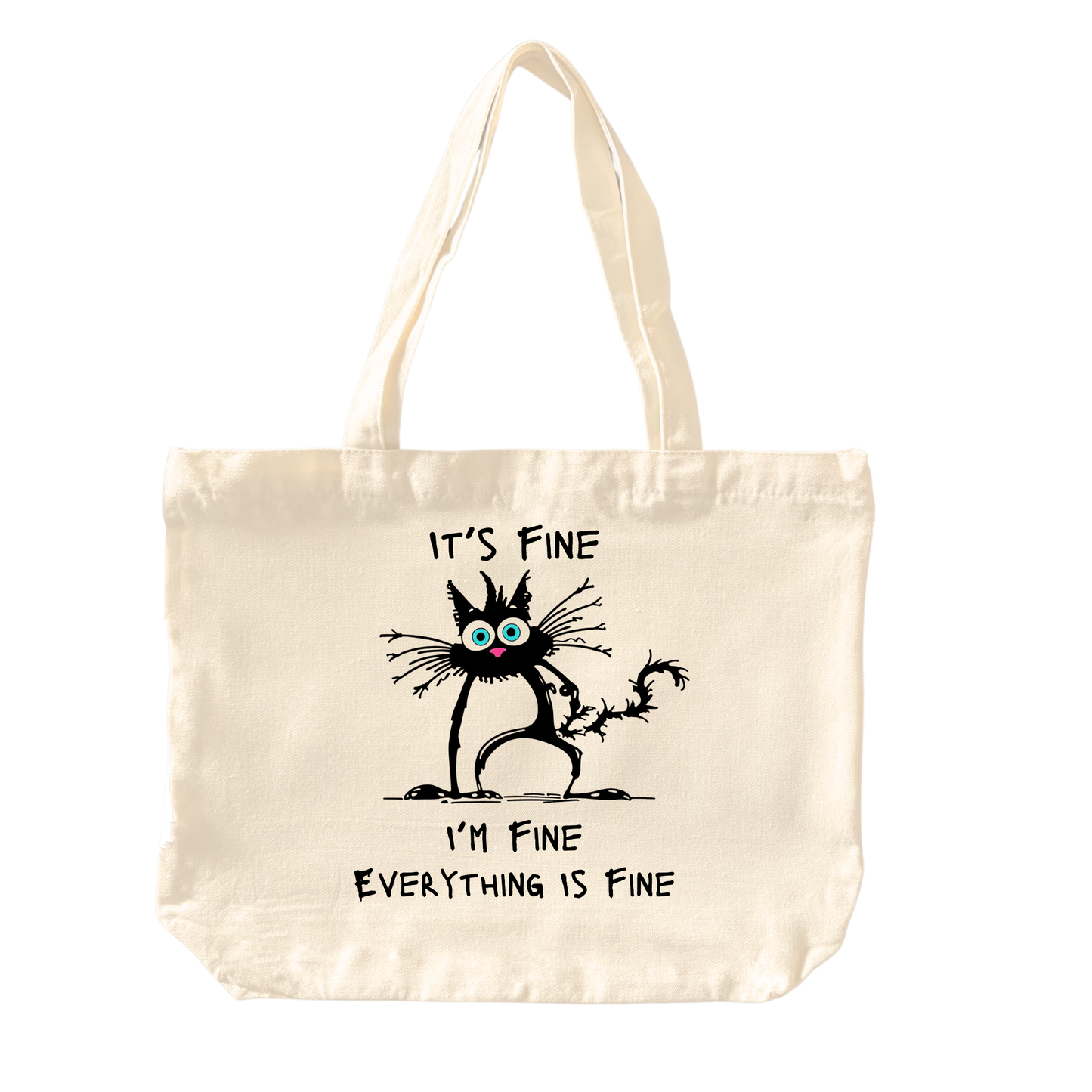 Tote Bag - Comical "It's Fine"