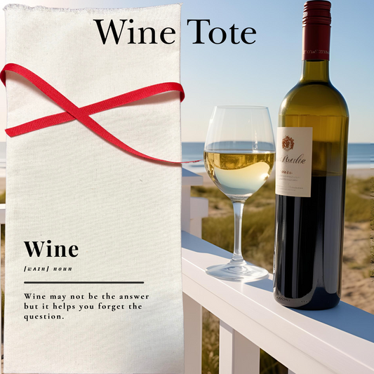 Wine Tote - Comical description