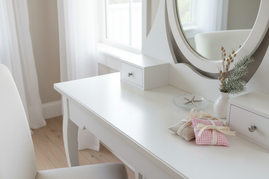 Lavender Sachets on Bedroom Vanity - Smaller Scale