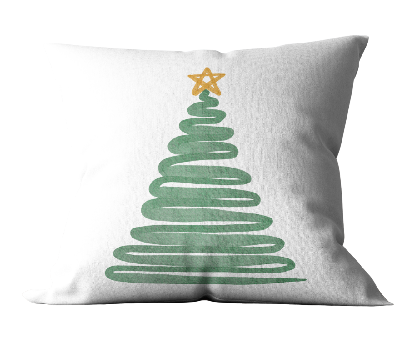 Holiday Collection - Throw Cushion Cover - Christmas Tree