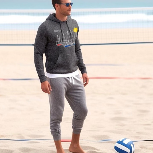 Coastal Hoodie - Heather Charcoal