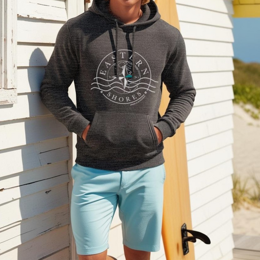 Nautical Logo Hoodie - Heather Charcoal