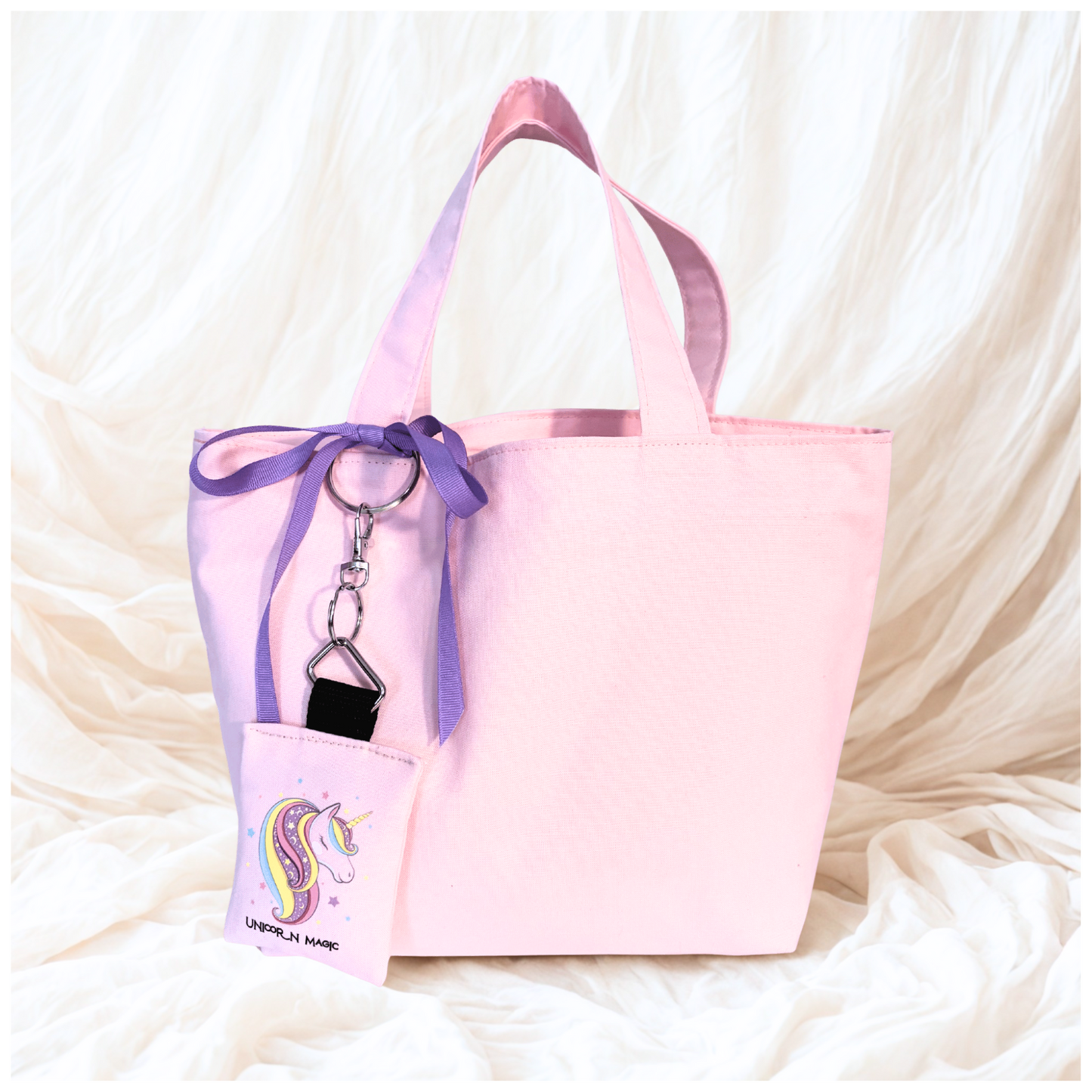 Small Pink Tote Bag
