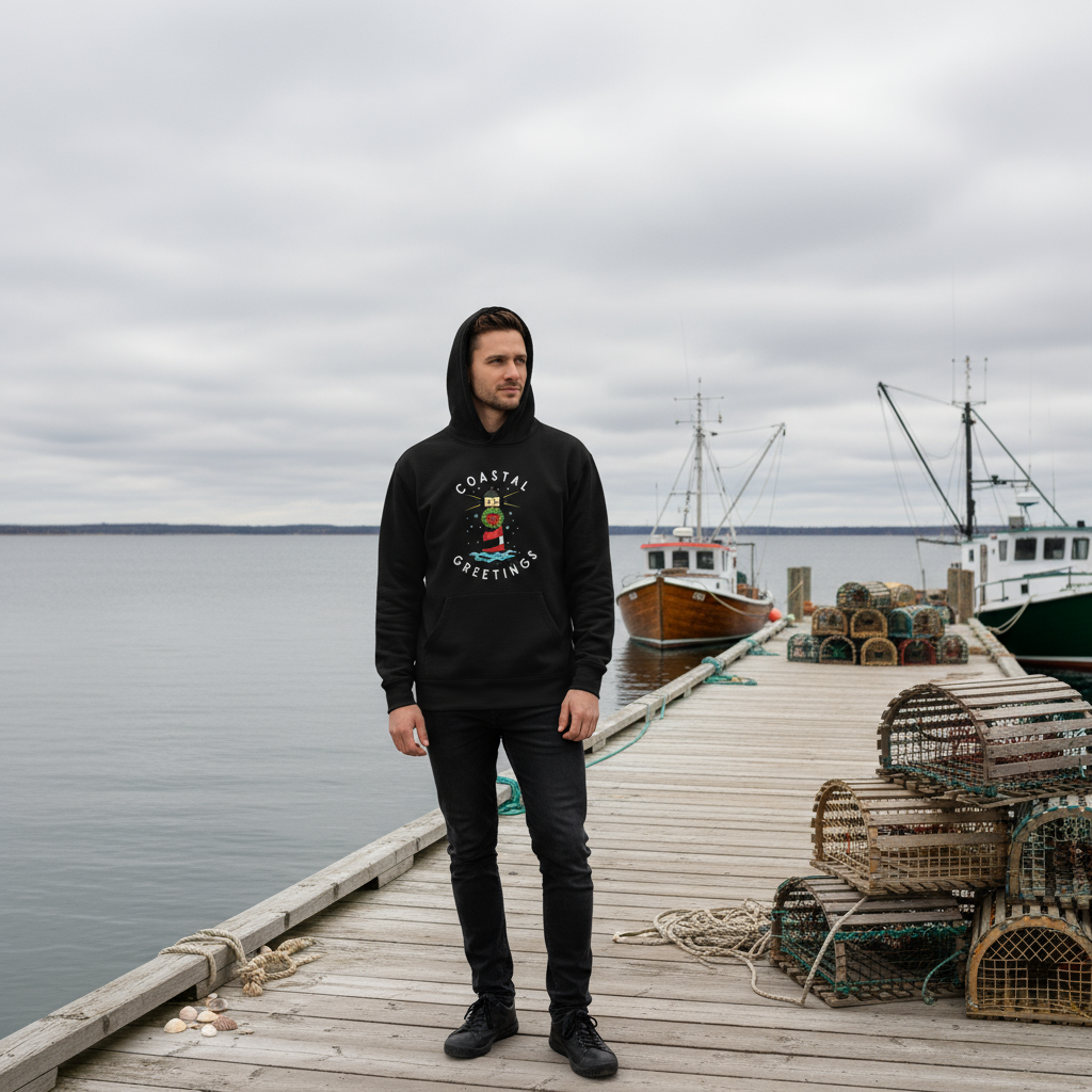 Black Coastal Greetings Lighthouse - NB Dock
