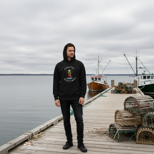 Black Coastal Greetings Lighthouse - NB Dock