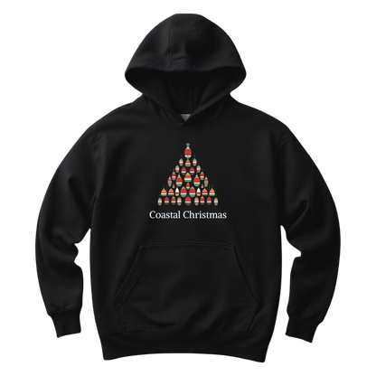 Coastal Christmas Buoy Tree Hoodie