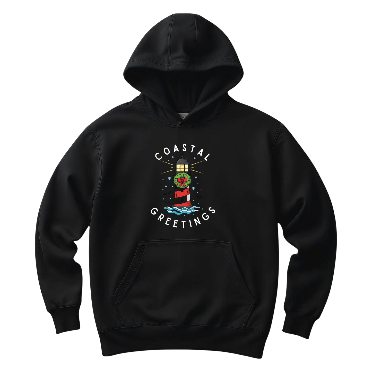 Coastal Greetings Lighthouse Hoodie