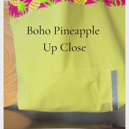 The Anchor Tote - Boho Pineapple