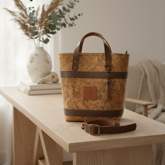 The Bucket Handbag - Cork Lifestyle