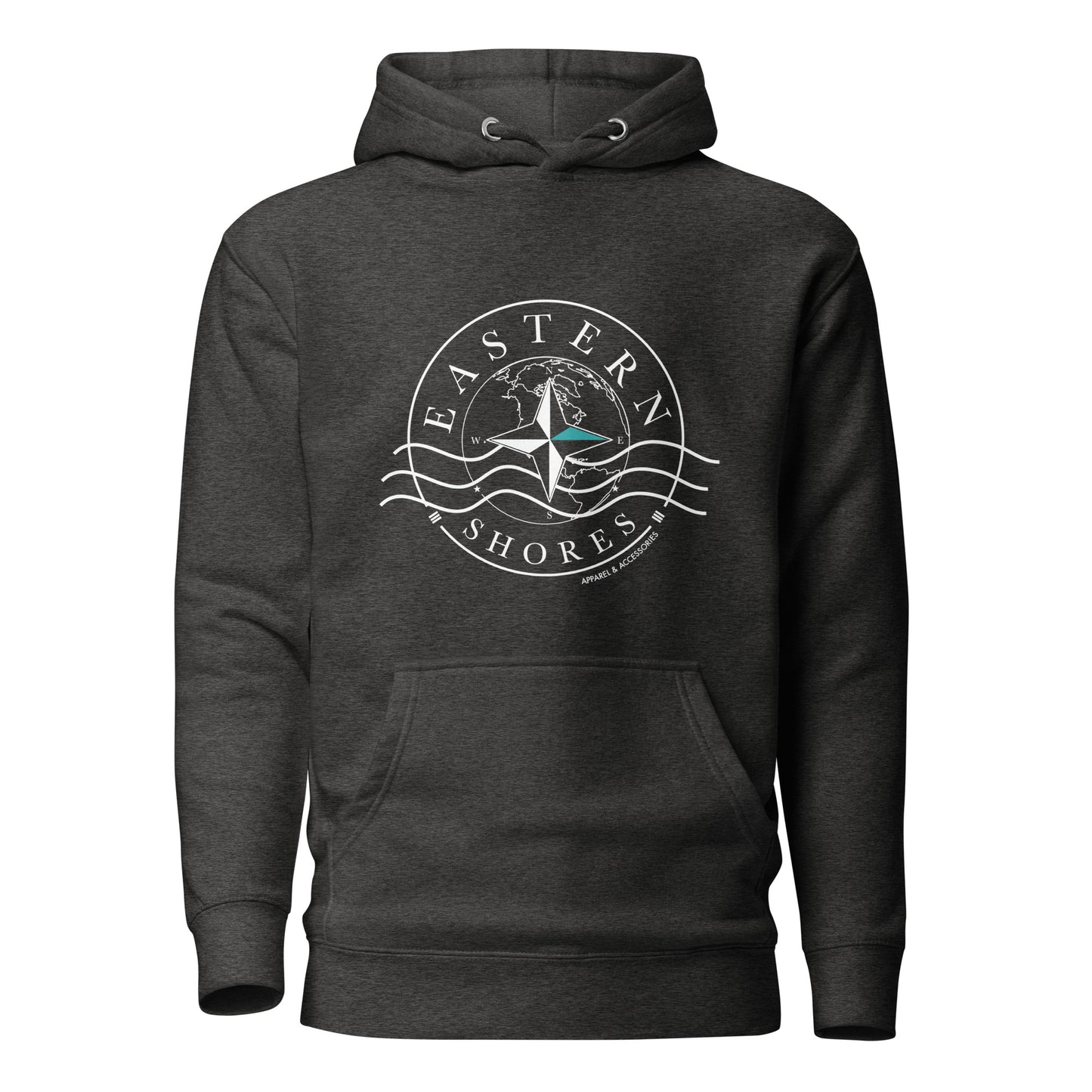 Nautical Logo Hoodie - Heather Charcoal