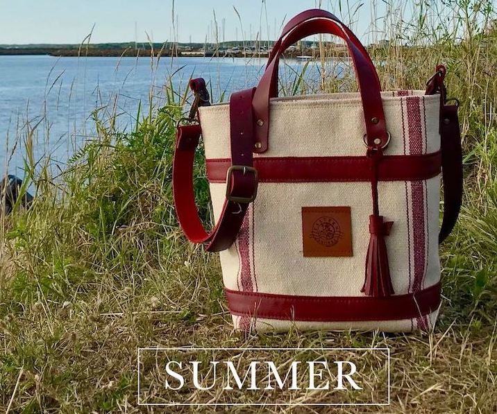 The Bucket Handbag - Stripes